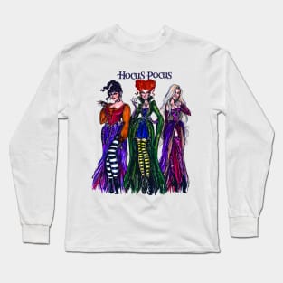 hocus pocus fanart Long Sleeve T-Shirt